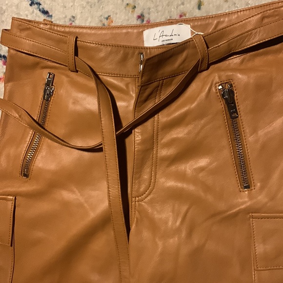 Leather cargo pants - Picture 9 of 11